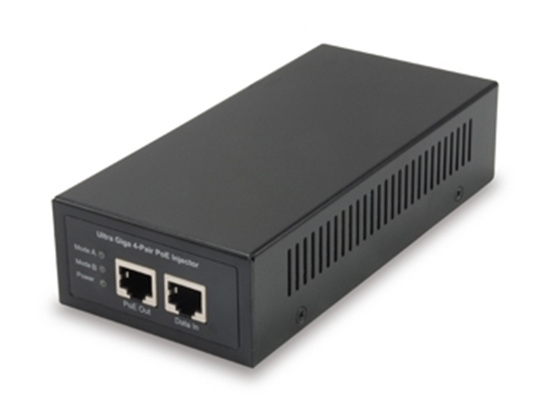 Изображение LevelOne POI-5002W90 Gigabit PoE Injector, 802.3af/at