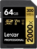 Picture of Lexar memory card SDXC 64GB Professional 2000x UHS-II U3 V90