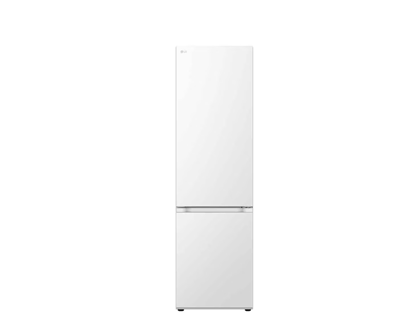 Attēls no LG | Refrigerator | GBV5240DSW | Energy efficiency class D | Free standing | Combi | Height 203 cm | No Frost system | Fridge net capacity 277 L | Freezer net capacity 110 L | Display | 35 dB | White