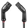 Picture of Lindy 30111 electric vehicle charging cable Black Type 2 3 7 m