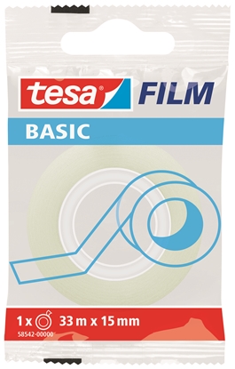 Attēls no Līmlente TESAfilm Basic, caurspīdīga, 33m x 15 mm