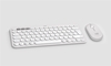 Picture of Logitech Pebble 2 Combo keyboard Mouse included RF Wireless + Bluetooth QWERTY US International White