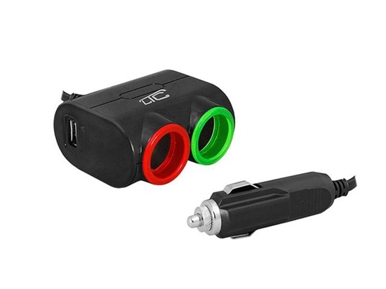 Picture of LTC LXAS10 Car Car Charger 2gn / USB 1.2A / 120W / 12-24V