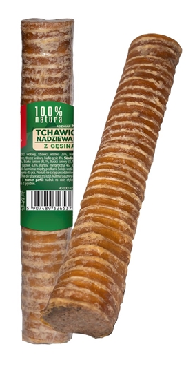 Изображение MACED Trachea stuffed with goose - chew for dog - 150g