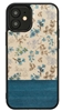 Picture of Mob.telefono dėkliukas MAN&WOOD for iPhone 12 mini blue flower black