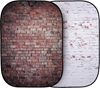 Изображение Manfrotto background Urban Collapsible 1.5x2.1m, classic red/distressed white brick (LB5706)