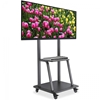 Picture of Manhattan TV & Monitor Mount, Trolley Stand, 1 screen, Screen Sizes: 37-100", Black, VESA 200x200 to 800x600mm, Max 150kg, LFD, Lifetime Warranty