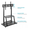 Изображение Manhattan TV & Monitor Mount, Trolley Stand, 1 screen, Screen Sizes: 37-100", Black, VESA 200x200 to 800x600mm, Max 150kg, Shelf and Base for Laptop or AV device, Height-adjustable to four levels: 862, 916, 970 and 1024mm, LFD, Lifetime Warranty