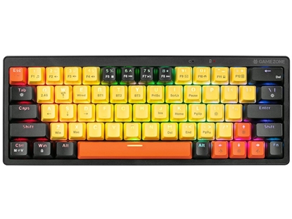 Picture of Mechanical keyboard Tracer GAMEZONE EVO2 HOT SWAP 63 (Yellow) TRAKLA47302