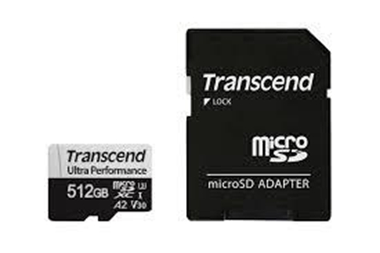 Picture of MEMORY MICRO SDXC 512GB W/A/TS512GUSD340S TRANSCEND