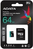 Picture of MEMORY MICRO SDXC 64GB W/ADAP./AUSDX64GUI3V30SA2-RA1 ADATA