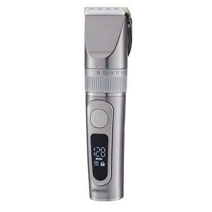 Изображение Mesko | Hair Clipper with LCD Display | MS 2843 | Cordless | Number of length steps 4 | Stainless Steel