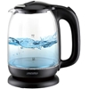 Picture of Mesko | Kettle | MS 1302b | Electric | 2200 W | 1.7 L | Glass | 360° rotational base | Black