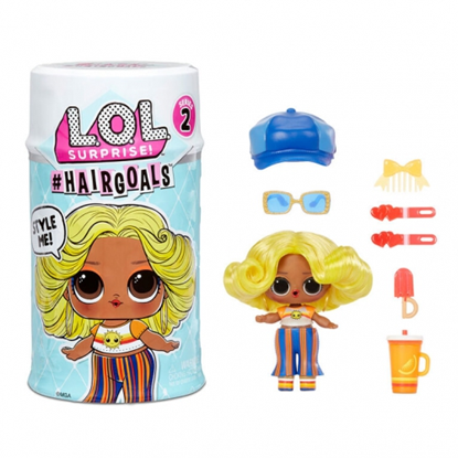 Attēls no MGA Entertainment L O L MGA EntertainmentO MGA Entertainment O Surprise! Hairgoals 2 0 Asst in PDQ Mini-Puppe MiniPuppe (572657EUC)