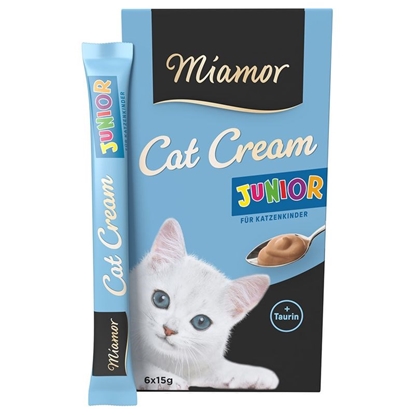 Picture of MIAMOR Cat Cream Junior - cat treats - 6 x 15g