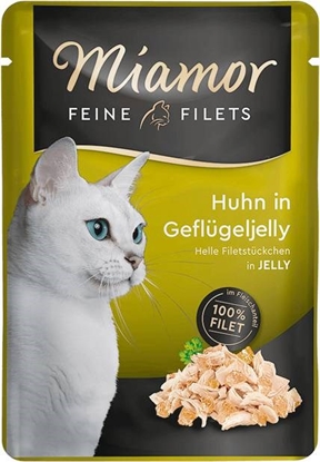Picture of MIAMOR Feine Filets Chicken with poultry jelly - wet cat food - 100g