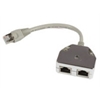 Изображение MicroConnect Y-ADAPTER RJ45-2xRJ45 M/F 8P (MPK420)