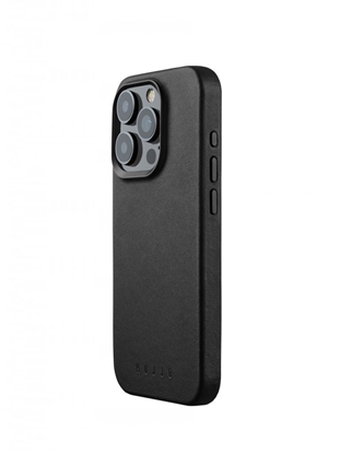 Picture of Mob.telefono dėkliukas Mujjo iPhone 15 Pro Leather - Black