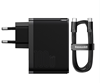 Picture of Lādētājs Baseus GaN5 Pro 1x USB-A 1x USB-C Black