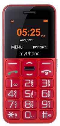 Изображение Mobilusis telefonas MYPHONE HALO Easy red