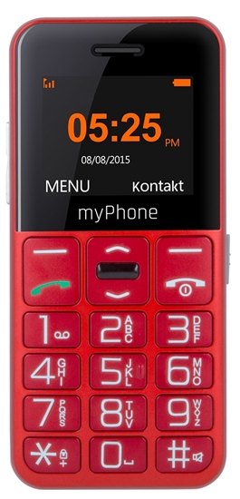 Picture of Mobilusis telefonas MYPHONE HALO Easy red