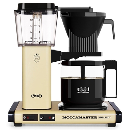 Изображение Moccamaster KBG Select Pastel Yellow Manual Combi coffee maker 1.25 L