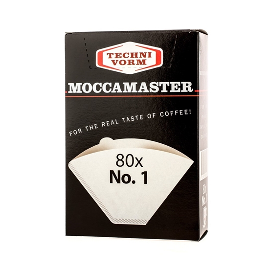 Изображение MOCCAMASTER Paper coffee filters Nr 1 disposable 80 pc(s)