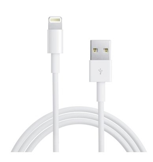 Picture of Mocco Lightning USB data and charging cable 1m White