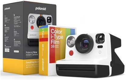 Изображение Momentinis fotoaparatas Polaroid Now Gen 2 E-box juodai baltas