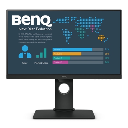 Изображение Monitorius Benq Business Monitor BL2480T 23.8 ", IPS, FHD, 1920 x 1080, 16:9, 5 ms, 250 cd/m², Black