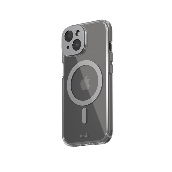 Изображение Moshi iGlaze for iPhone 15 - Meteorite Grey