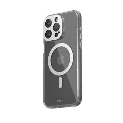 Изображение Moshi iGlaze for iPhone 15 Pro Max - Lunar Silver