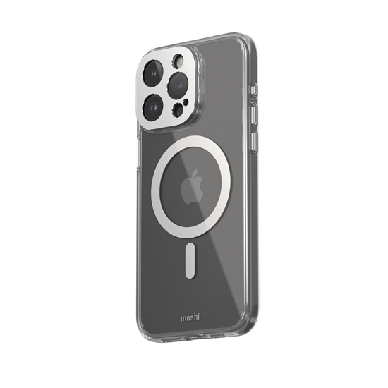 Изображение Moshi iGlaze for iPhone 15 Pro Max - Lunar Silver