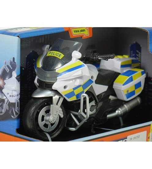 Изображение Motocikls policijas (skaņa, gaisma) 16 cm 579545