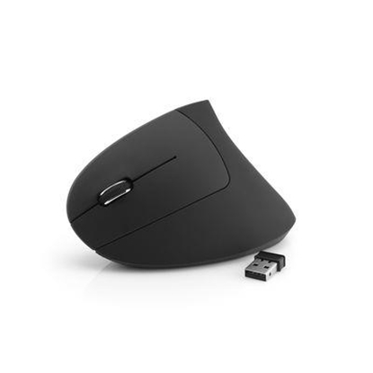 Изображение MOUSE USB OPTICAL WRL 6-BUTTON/LEFT BLACK MROS233 MEDIARANGE