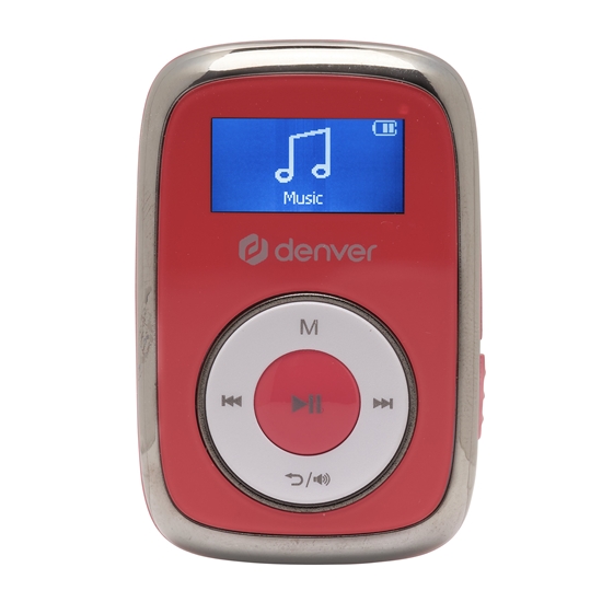 Picture of MP3 grotuvas DENVER MPS-316R Red