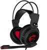 Изображение MSI DS502 7.1 Virtual Surround Sound Gaming Headset 'Black with Ambient Dragon Logo, Wired USB connector, 40mm Drivers, inline Smart Audio Controller, Ergonomic Design'