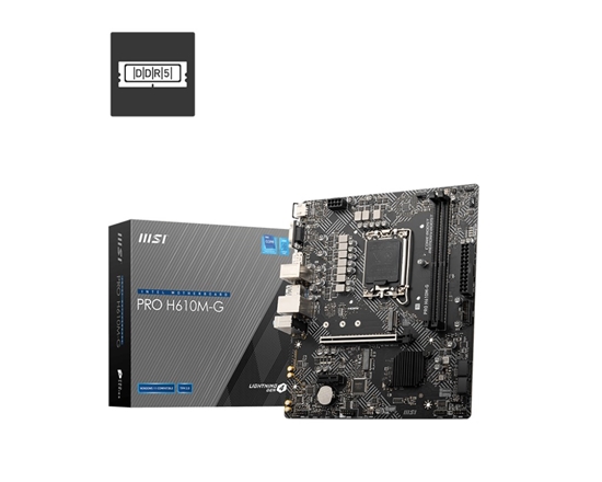 Picture of MSI PRO H610M-G motherboard Intel H610 LGA 1700 micro ATX