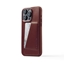 Picture of Mujjo iPhone 15 Pro Max Wallet Leather Case - Burgundy