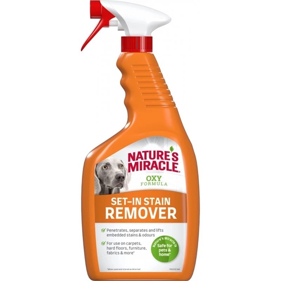 Изображение NATURE'S MIRACLE Set-in OXY Stain Remover Dog - Spray for cleaning and removing dirt - 709 ml