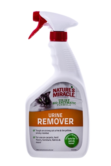 Picture of NATURE'S MIRACLE Urine Remover Cat - Spray for cleaning and removing dirt - 946 ml