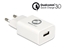 Picture of Navilock Charger 1 x USB type A with Qualcomm® Quick Charge™ 3.0 white