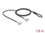 Picture of Navilock Dual Laptop Security Cable with Key Lock for Kensington slot 3 x 7 mm and Nano slot 2.5 x 6 mm