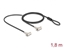 Picture of Navilock Dual Laptop Security Cable with Key Lock for Kensington slot 3 x 7 mm and Noble Wedge slot 3.2 x 4.5 mm