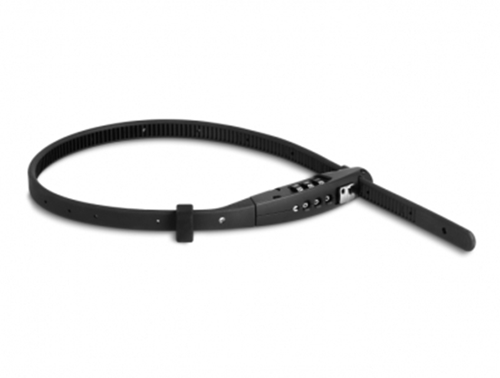 Picture of Navilock Universal Security Cable Tie with Combination Lock - L 410 x W 10 mm black