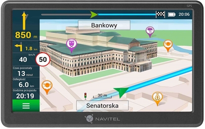 Picture of Navitel | GPS Navigator With a Magnetic Mount | E707 Magnetic | 800 x 480 | GPS (satellite) | Maps included