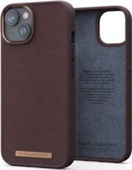 Picture of Njord by Elements Genuine leather case for iPhone 14 Dark Brown