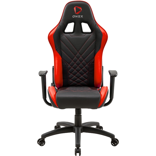Picture of Onex PVC; Nylon caster; Metal | Onex | Gaming chair | ONEX GX220 | Black/ red