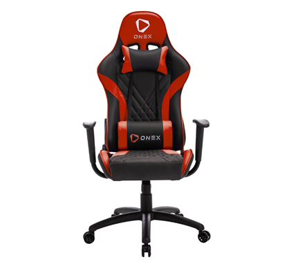 Attēls no Onex PVC; Nylon caster; Metal | Onex | Gaming chairs | ONEX GX2 | Black/ Red