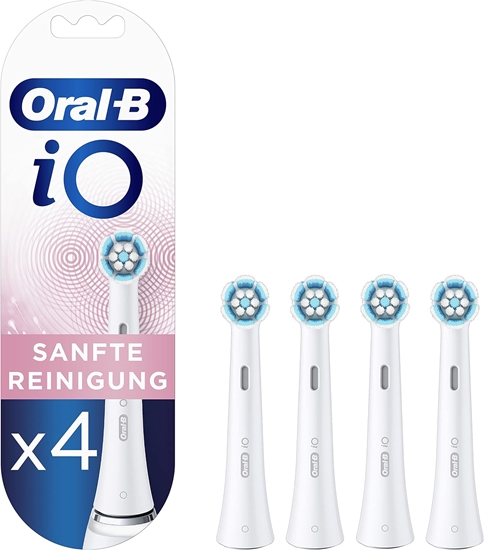 Изображение Oral-B | Cleaning Replaceable Toothbrush Heads | iO refill Gentle | Heads | For adults | Number of brush heads included 4 | White